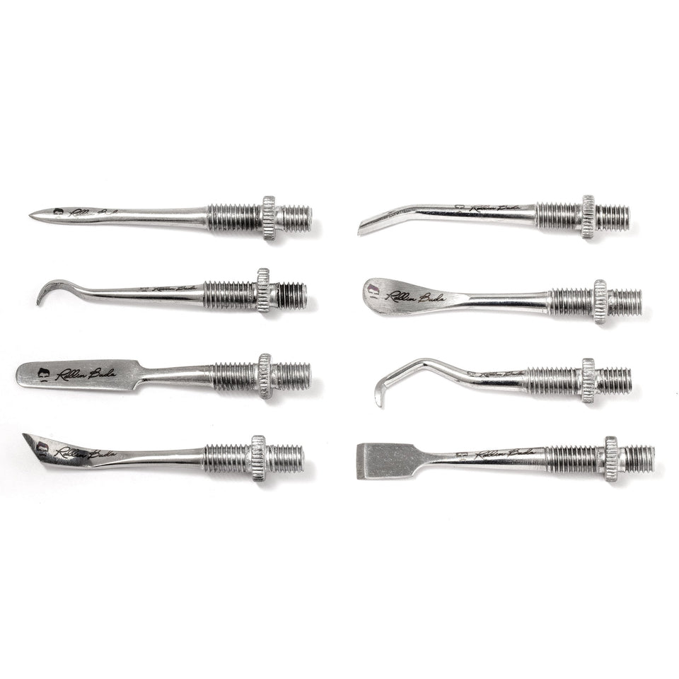 PUCKER ROLLIN BUZ Dab Tool Kit Interchangeable Tips Surgical Steel – Pucker  Vapes